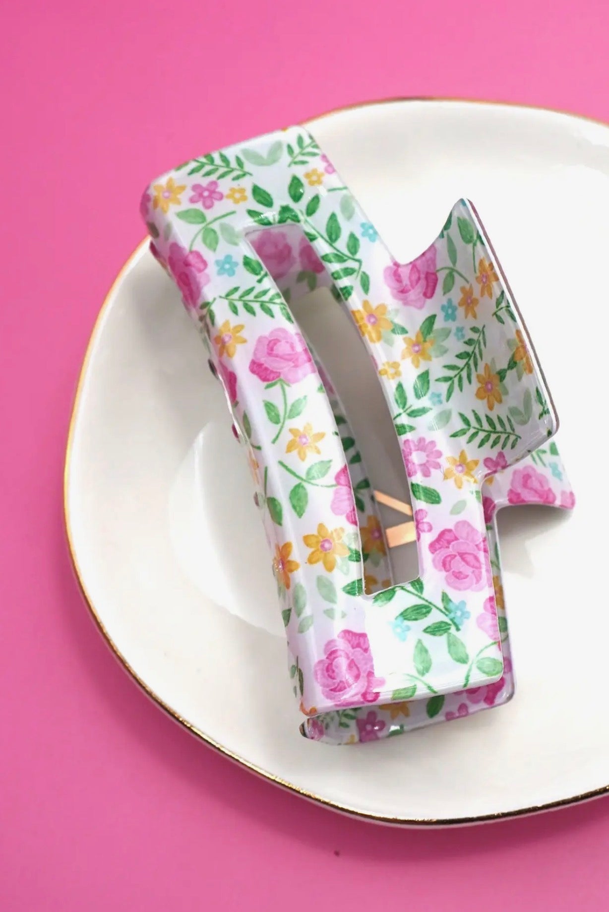 Floral Ditsy Claw Clip