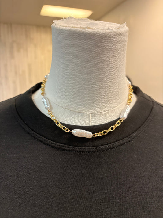 Pearl Link Necklace