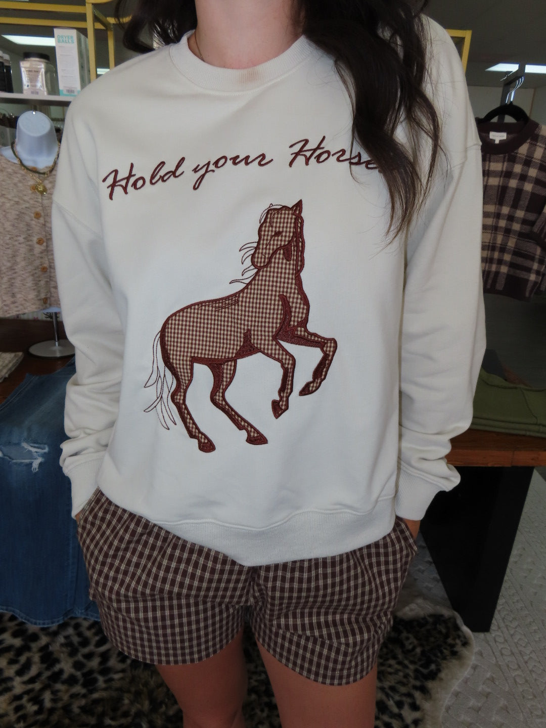 Hold Your Horses Sweatshirt