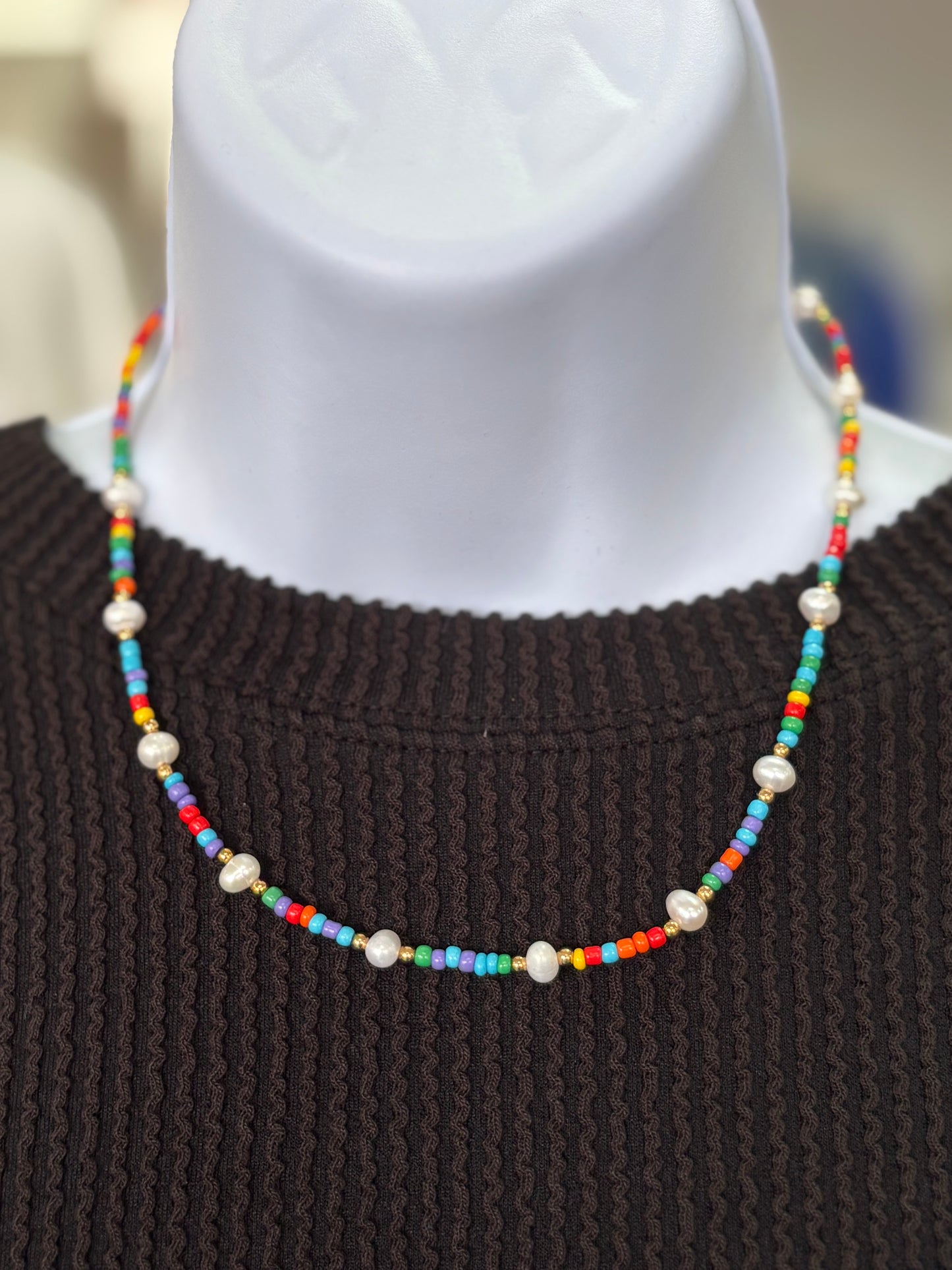 Pearl Of The Rainbow Necklace