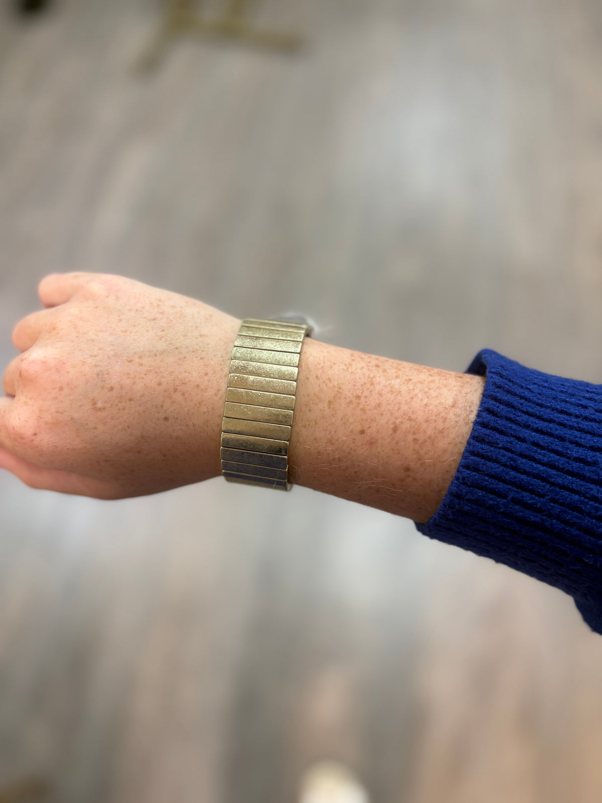 Gold Track Bracelet