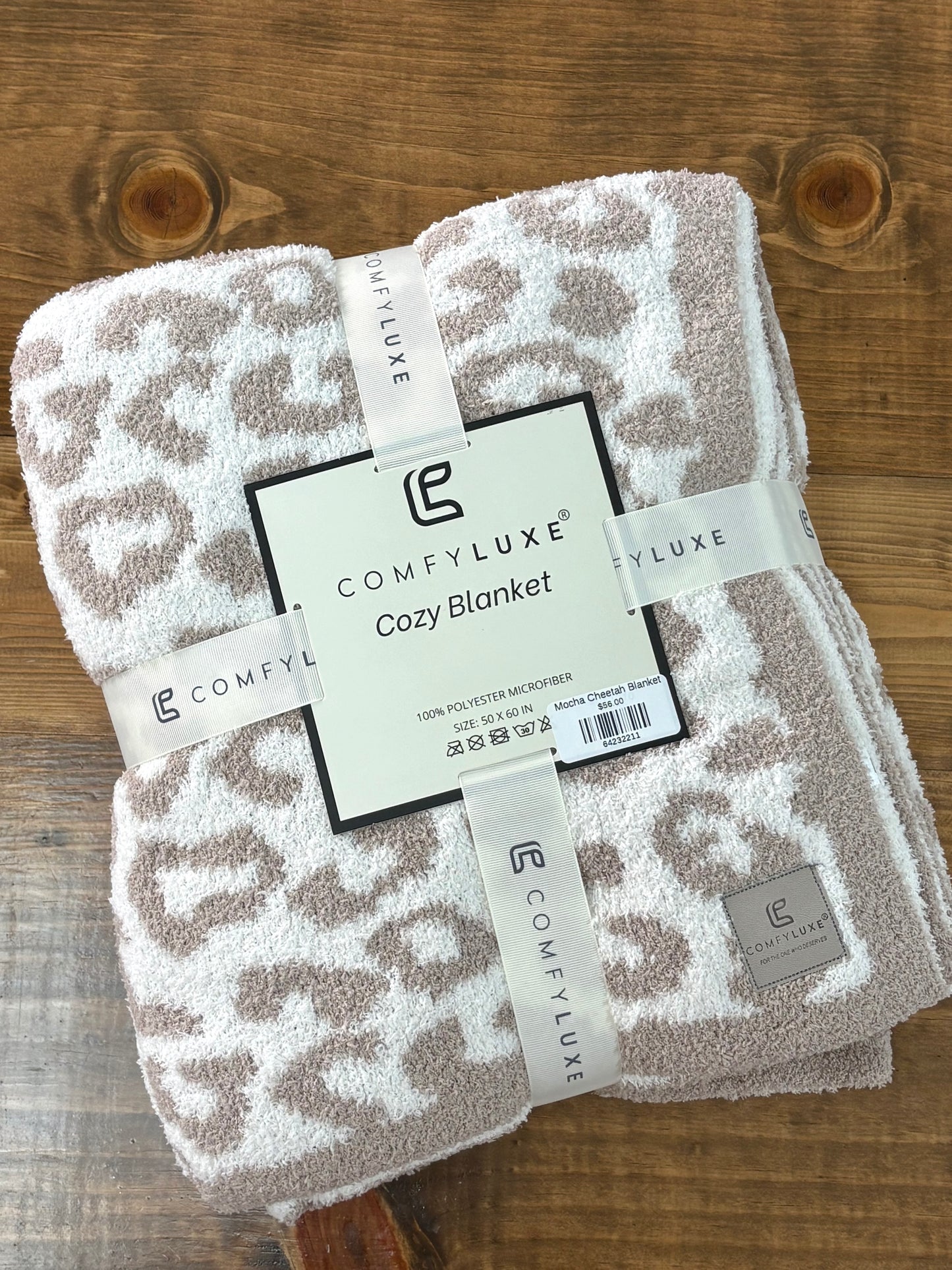 Mocha Cheetah Blanket