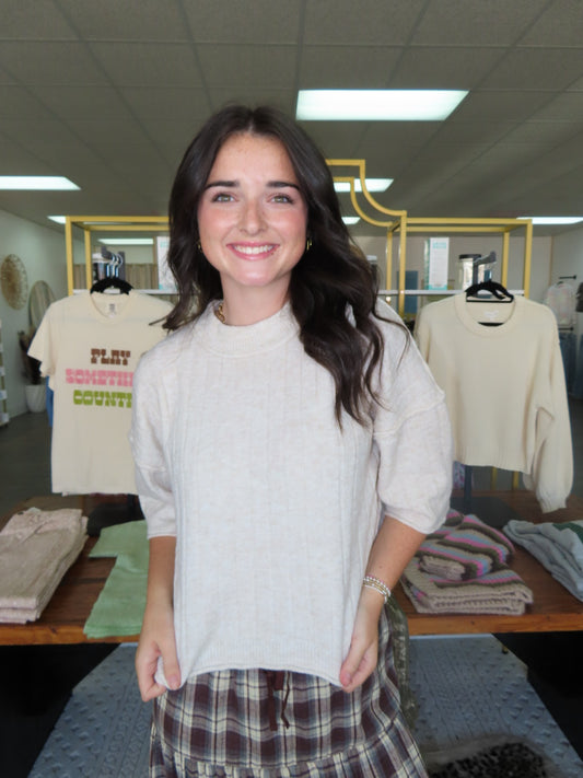 Oatmilk Cozy Top
