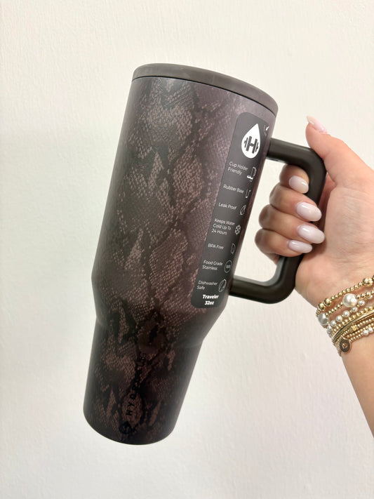 Hydrojug Snakeskin 32oz Traveler Tumbler