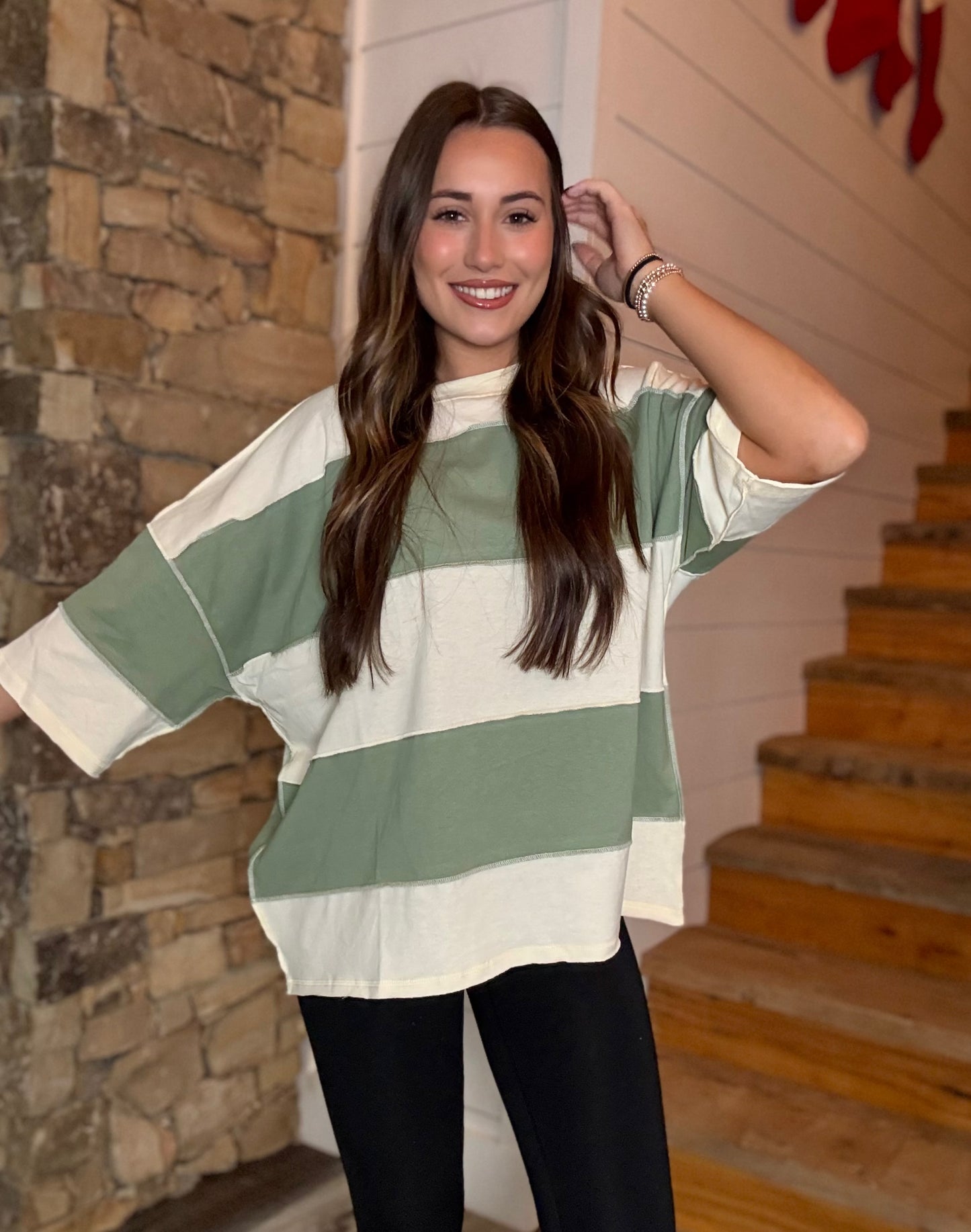 Polly Color Block Top