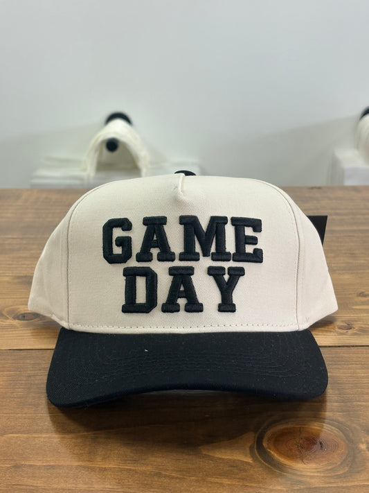Black Game Day Hat