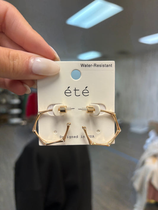 Gold Geometric Earring